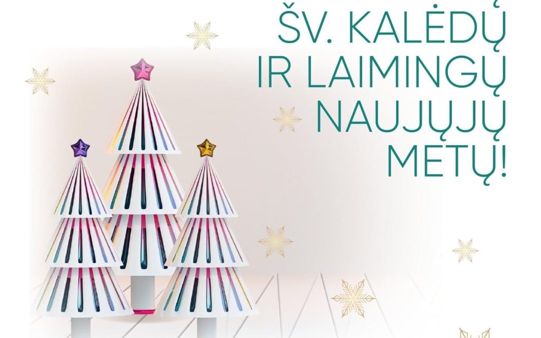 Linksmų Šv. Kalėdų ir laimingų Naujųjų metų!